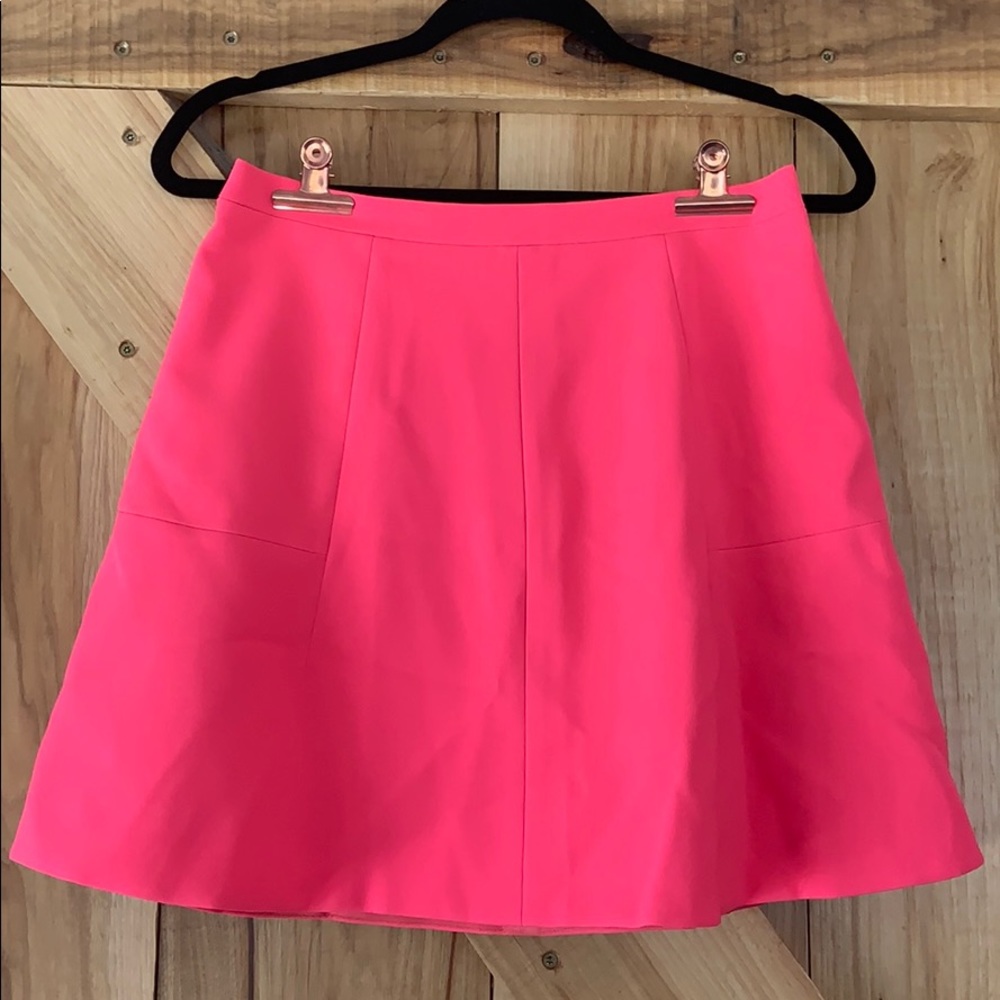 Hot Pink Flare Skirt